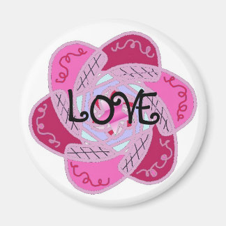 Funky Love Design Magnet