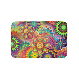 Funky Mandalas Bath Mat