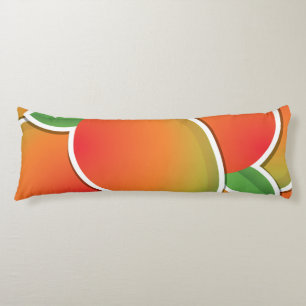 Funky mango body pillow