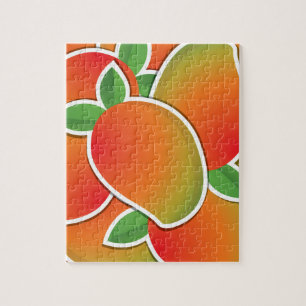 Funky mango jigsaw puzzle