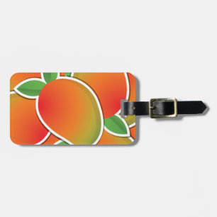 Funky mango luggage tag