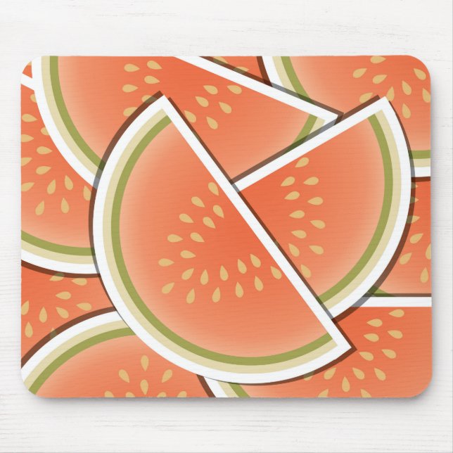 Funky melon wedges mouse pad (Front)
