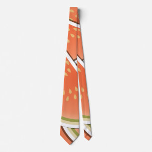 Funky melon wedges tie