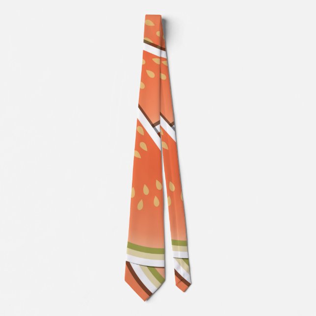 Funky melon wedges tie (Front)