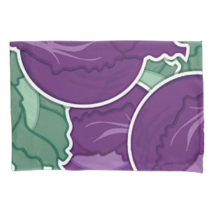 Funky mixed cabbage pillowcase
