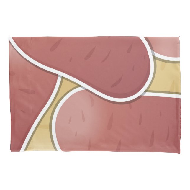 Funky mixed potato pillowcase (Front)