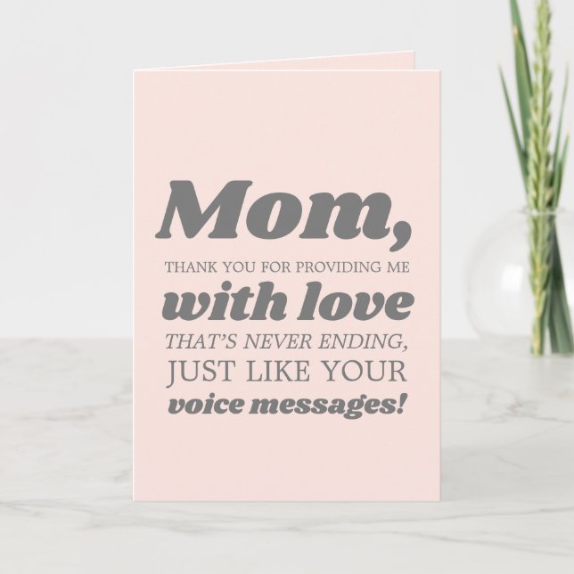 Funky Moderne Retro Mothers Carte de jour (Devant)