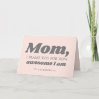 Funky Moderne Retro Mothers Carte de jour