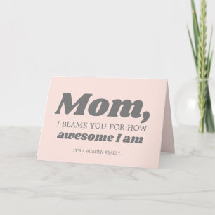 Funky Moderne Retro Mothers Carte de jour