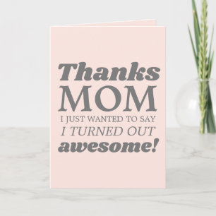 Funky Moderne Retro Mothers Carte de jour