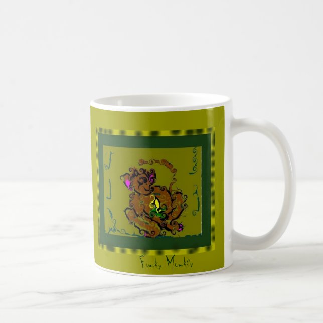 Funky  Monkey Coffee Mug (Right)