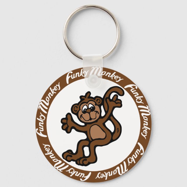 Funky Monkey Keychain (Front)