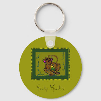 Funky  Monkey Keychain