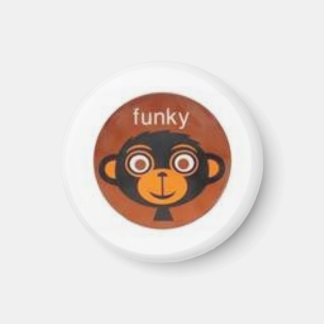 funky monkey magnet (Front)