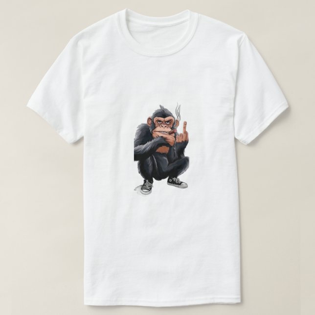 Funky Monkey  T-Shirt (Design Front)