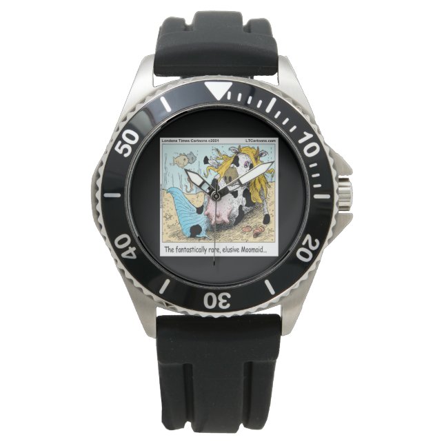 Funky Moomaid 1/2 Vache 1/2 Montre Sirène (devant)