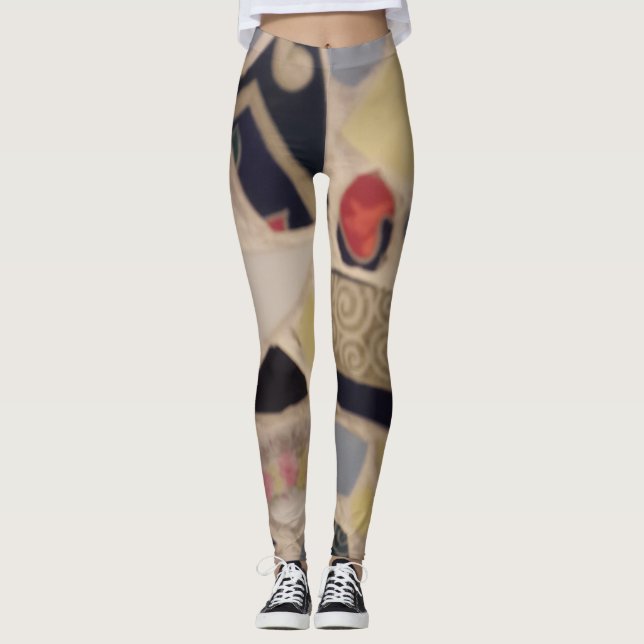 Funky mosaic leggings (Front)
