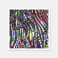 Funky Multi Animal Print Pattern Bright Colours