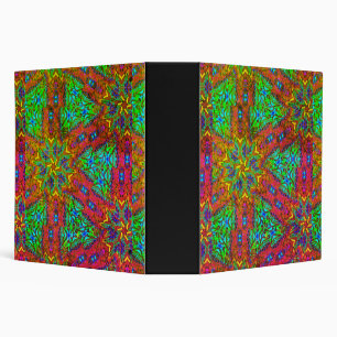 Funky Neon School Binder