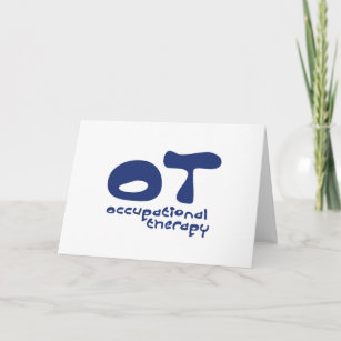 Funky Occupational Therapy Card