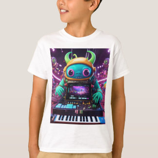 Funky Octopus DJ T-Shirt Design
