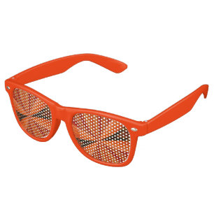 Funky Orange Retro Sunglasses