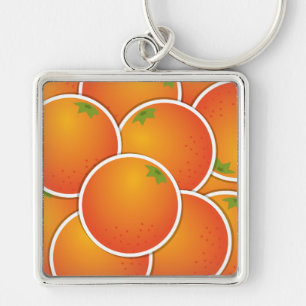 Funky oranges keychain
