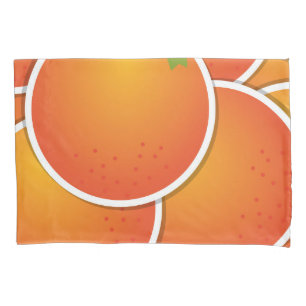 Funky oranges pillowcase