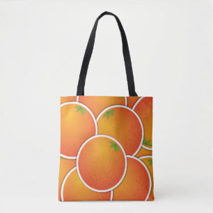 Funky oranges tote bag