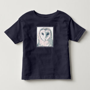 Funky Owl Portrait Toddler T-shirt