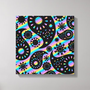 Funky Paisley Design. Canvas Print