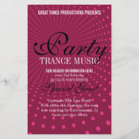 Funky Party Music Club Event Flyer