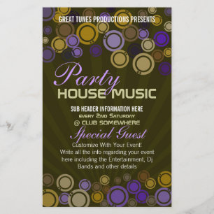 Funky Party Music Club Event Flyer