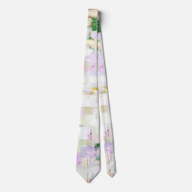 Funky Pastel Tie Abstract Design Father's Day Gift (Front)