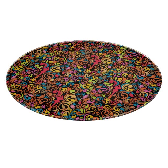 Funky pattern cutting board (Corner)