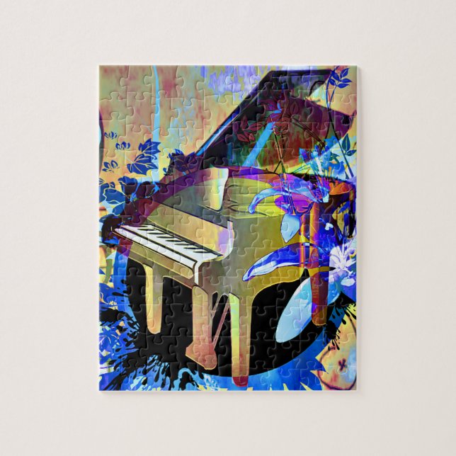 Funky Piano Jigsaw Puzzle (Vertical)