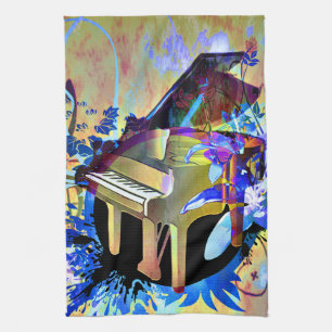Funky Piano Kitchen Towel