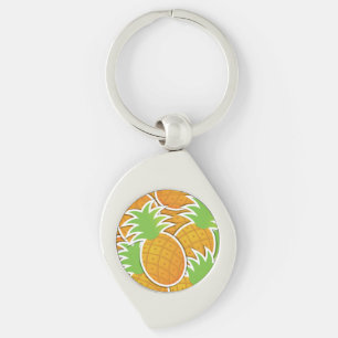 Funky pineapple keychain