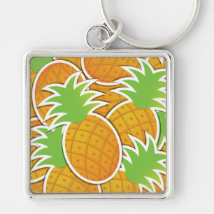 Funky pineapple keychain