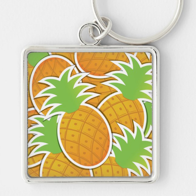 Funky pineapple keychain (Front)