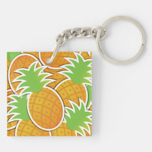 Funky pineapple keychain