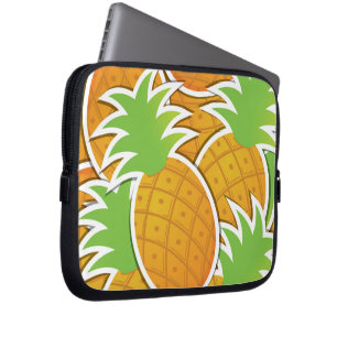 Funky pineapple laptop sleeve