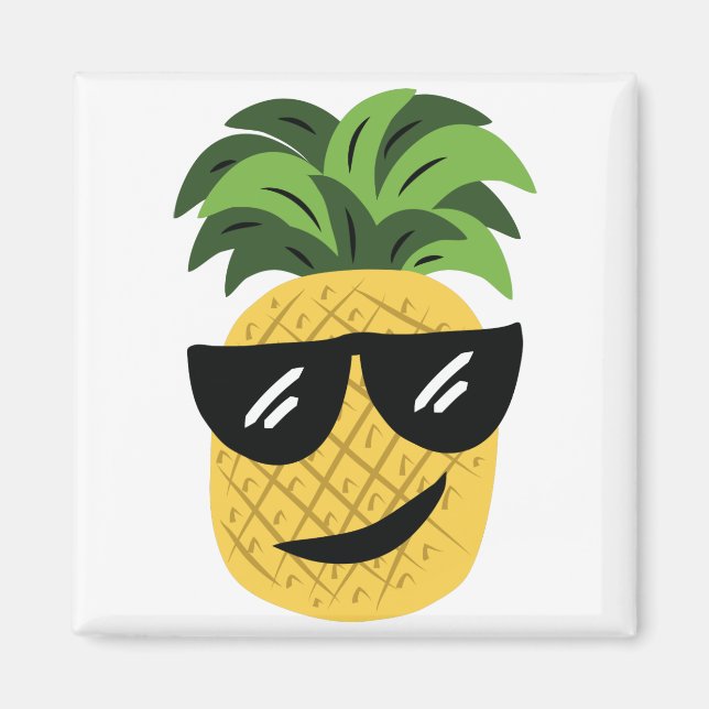 Funky Pineapple Magnet (Front)