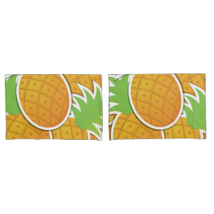 Funky pineapple pillowcase