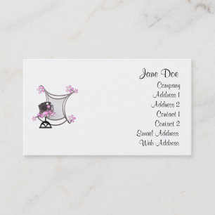 Funky Pink Business Cards