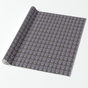 Funky Pink Skull Wrapping Paper