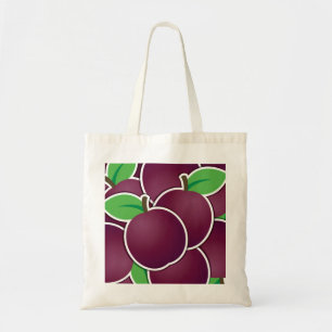 Funky plum tote bag