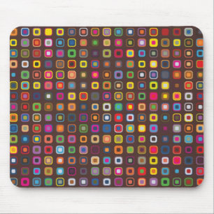 Funky PolkaSquare Mouse Pad