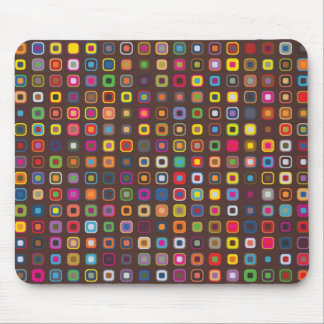Funky PolkaSquare Mouse Pad