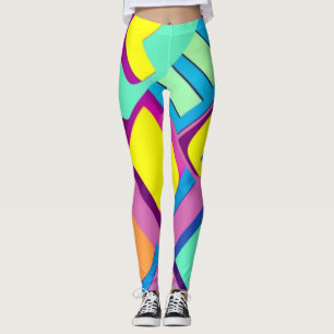 Funky Pop Art  Leggings